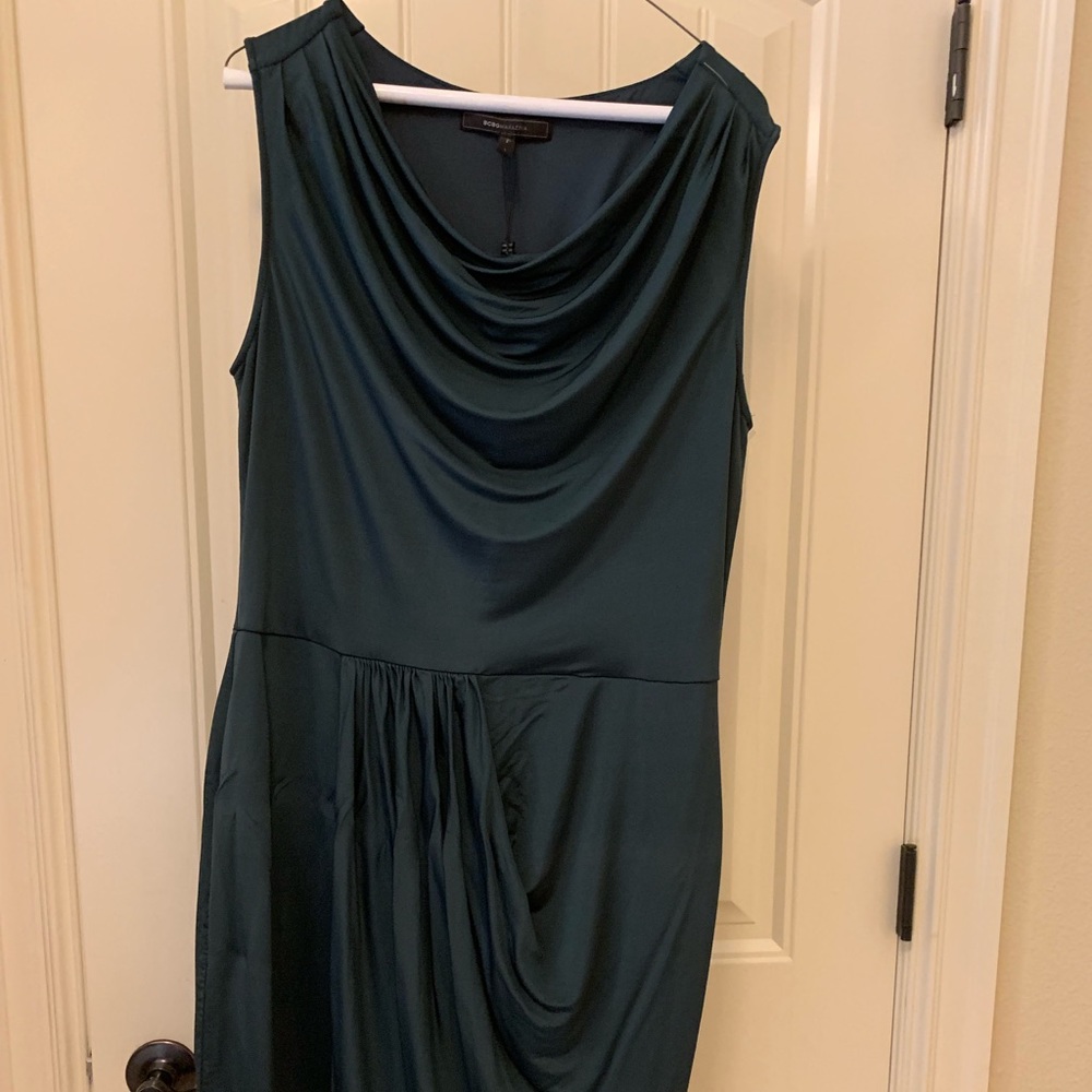 teal cocktail dress